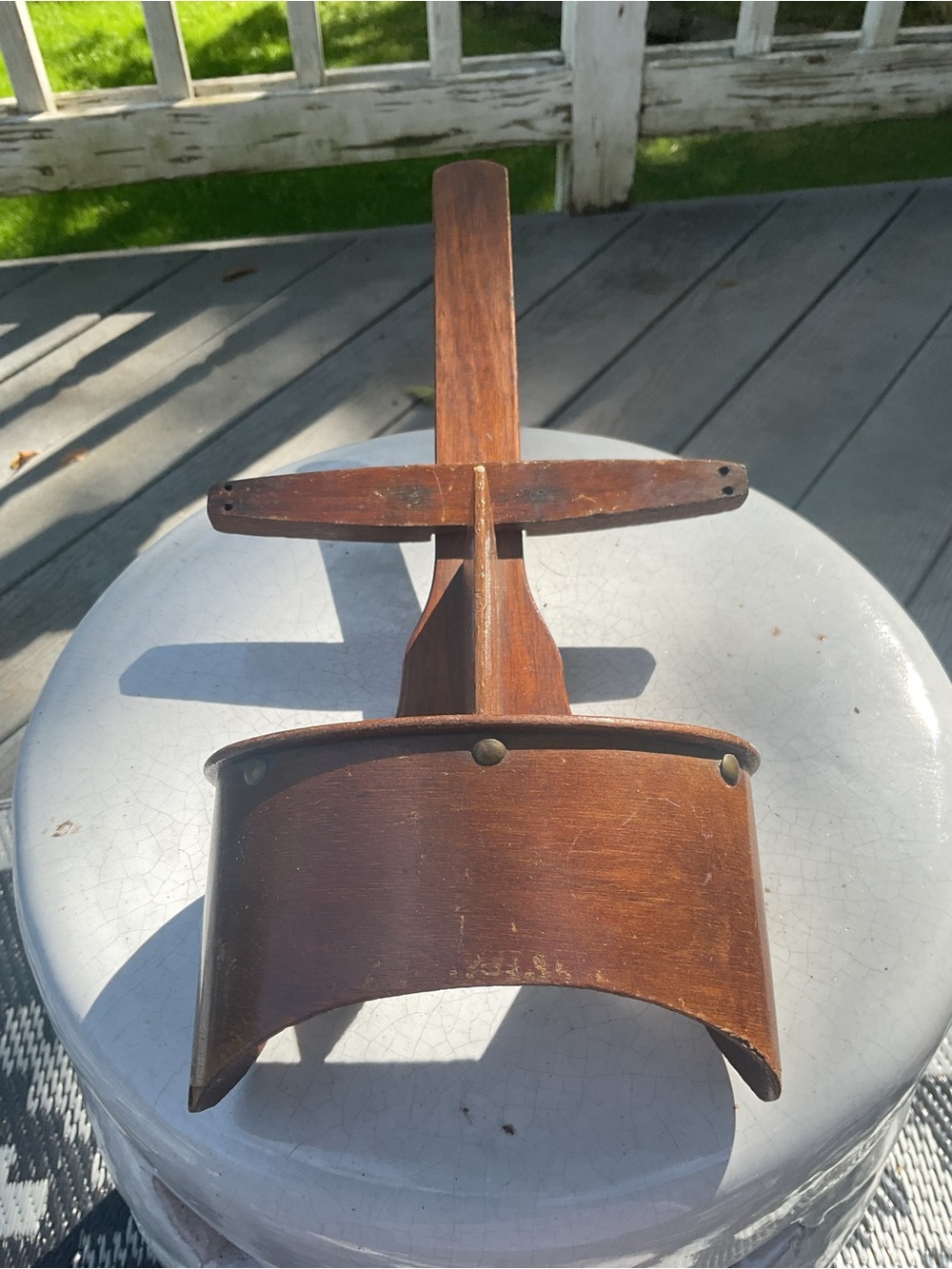 Antique Wooden Stereoscope Viewer Victorian 3D viewer